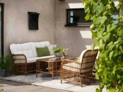 Brafab Anemon Kaffeetisch 65x140x50 Cm, Natur -Hay || Brafab || FIAM Verkaufsgeschäft brafab anemon coffee table with glass 6