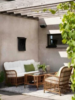 Brafab Anemon Loungesessel, Natur/Weiß -Hay || Brafab || FIAM Verkaufsgeschäft brafab anemon lounge armchair with cushion 5