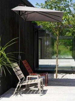 Brafab Cambre-Sonnenschirm 250x130 Cm, Anthrazit -Hay || Brafab || FIAM Verkaufsgeschäft brafab cambre sonnenschirm 250x130 cm anthrazit 2