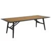 Brafab Chios Esstisch 100x240 Cm, Schwarz/Teak -Hay || Brafab || FIAM Verkaufsgeschäft brafab chios 240x100 h73 svart teak 0