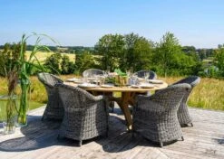 Brafab Circus Esstisch Teakholz, Ø150x73 Cm -Hay || Brafab || FIAM Verkaufsgeschäft brafab circus 130 h 73 teak nature 8