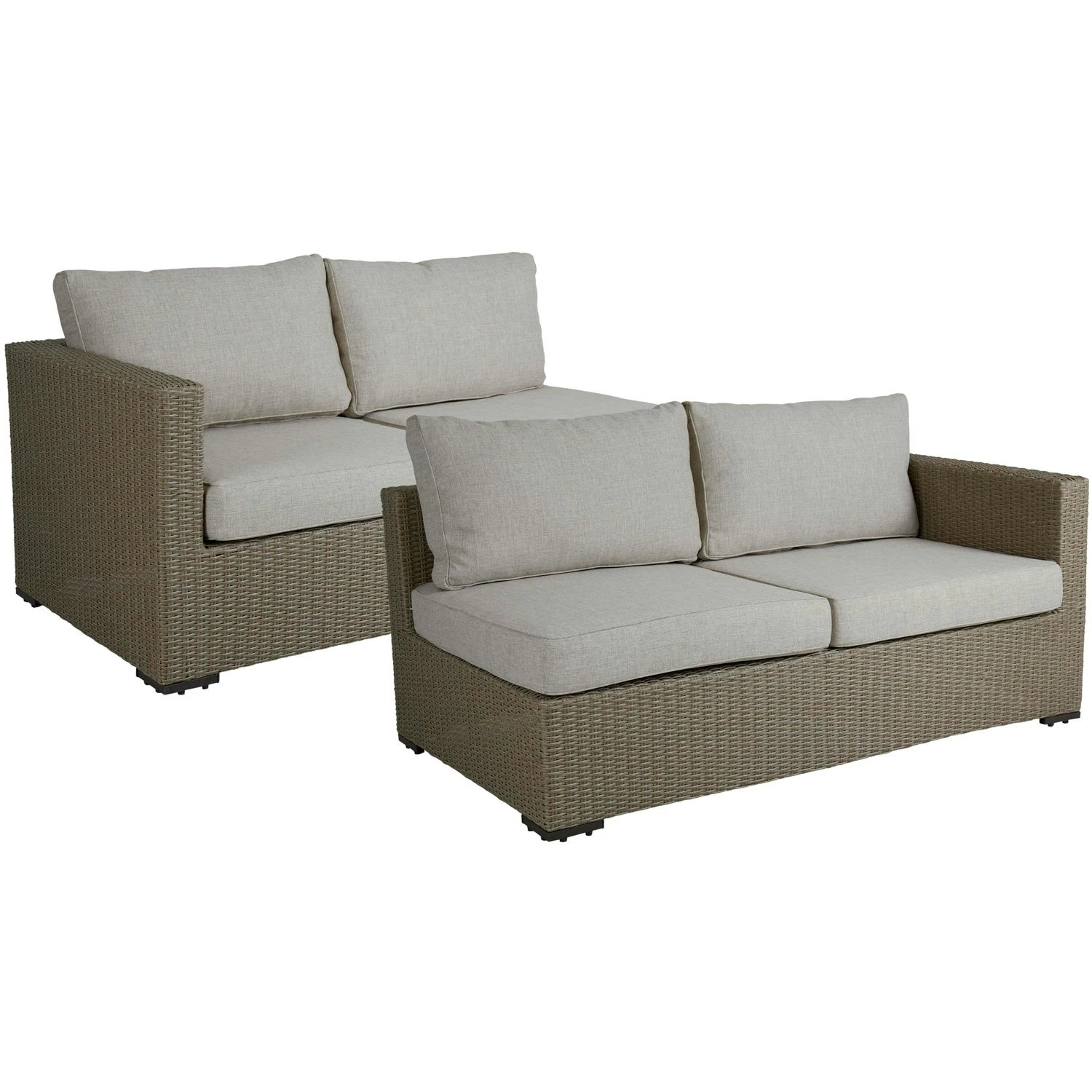 Brafab Funkia Modulsofa Endstücke 2-er Set, Beige/Sand 3 Brafab Funkia Modulsofa Endstücke 2-er Set, Beige/Sand