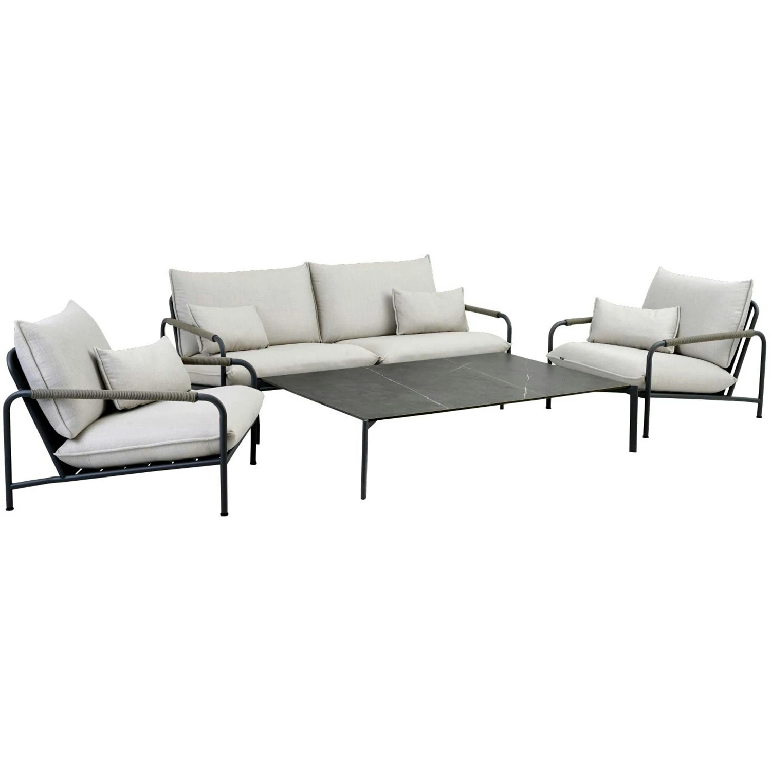Brafab Lerberget Sofa 2,5-Sitzer, Anthrazit 6 Brafab Lerberget Sofa 2,5-Sitzer, Anthrazit – Bild 4