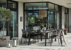 Brafab Lyra Esszimmerstuhl, Schwarz/Grau -Hay || Brafab || FIAM Verkaufsgeschäft brafab lyra armchair black grey 9