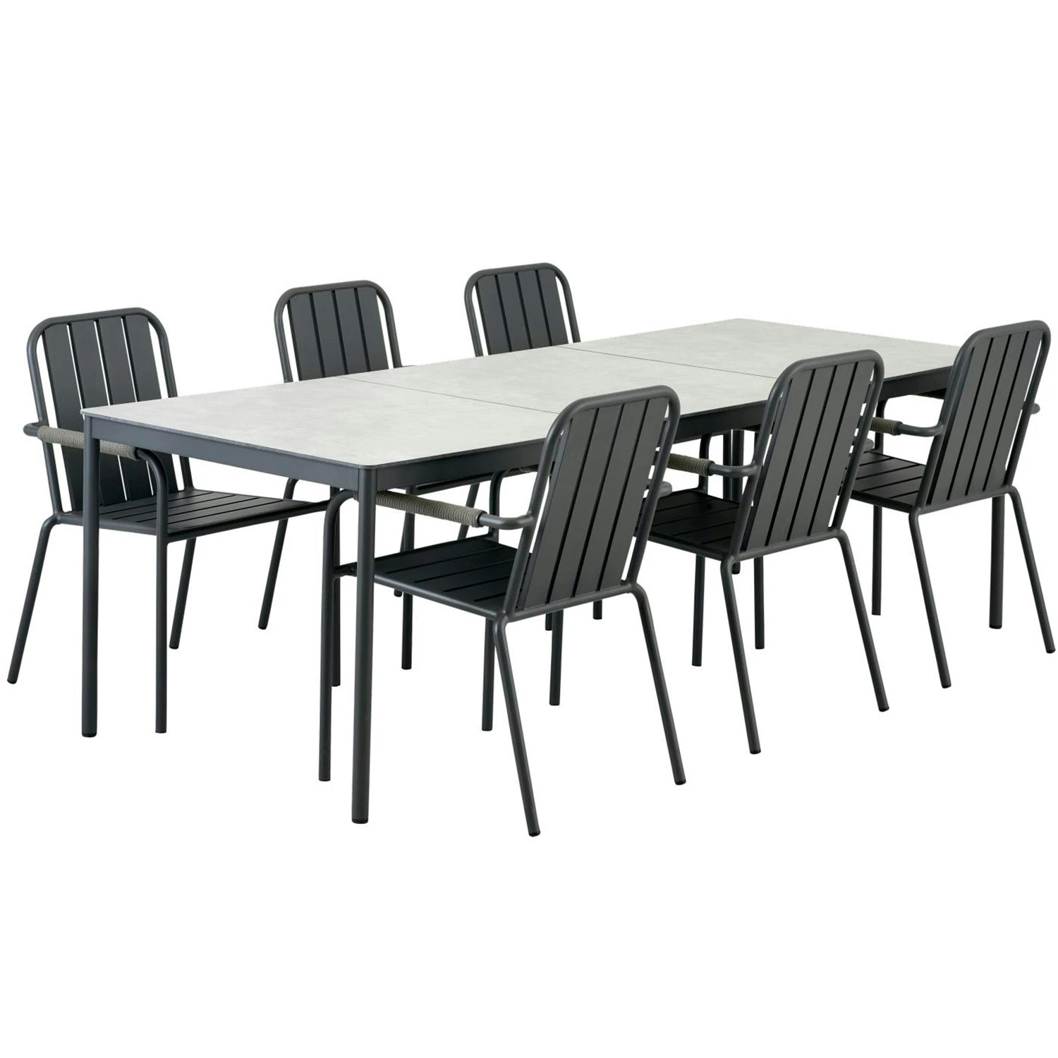 Brafab Nox Tischständer Aluminium 90x237 Cm, Anthrazit 5 Brafab Nox Tischständer Aluminium 90x237 Cm, Anthrazit – Bild 3