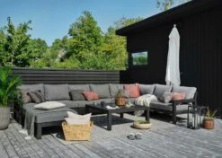 Brafab Stettler Modulsofa Endstück Links, Schwarz/Grau -Hay || Brafab || FIAM Verkaufsgeschäft brafab stettler 2 s h matt black m d 4