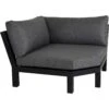 Brafab Stettler Modulsofa Eckstück, Schwarz/Grau -Hay || Brafab || FIAM Verkaufsgeschäft brafab stettler corner matt black m dyn 0