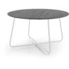 Brafab Taverny Coffee Table Ø85, White / Dark Grey -Hay || Brafab || FIAM Verkaufsgeschäft brafab taverny coffee table 85 white dark grey 3