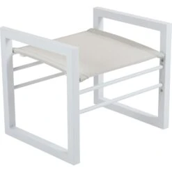 Brafab Vevi Fußstütze Aluminium , Weiß