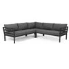Brafab Weldon Ecksofa 5-Sitzer, Schwarz/Grau 1 Brafab Weldon Ecksofa 5-Sitzer, Schwarz/Grau -Hay || Brafab || FIAM Verkaufsgeschäft brafab weldon ecksofa m polsterung 1