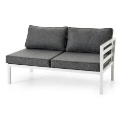 Brafab Weldon Ecksofa 5-Sitzer, Weiß/Grau -Hay || Brafab || FIAM Verkaufsgeschäft brafab weldon ecksofa m polsterung 7