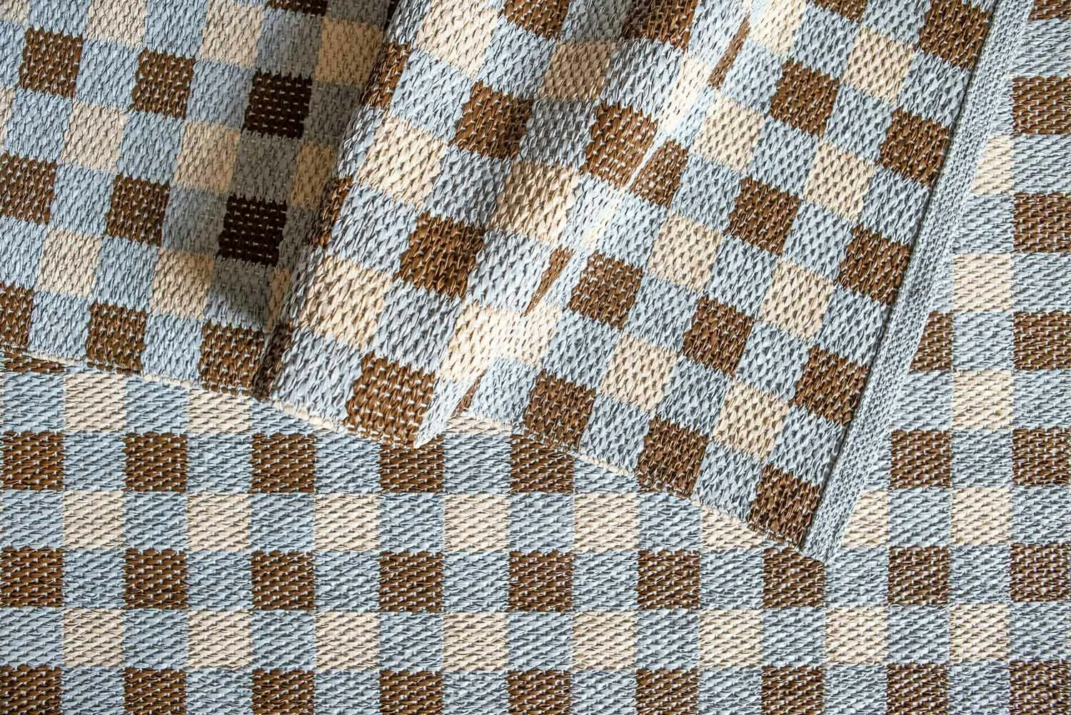 Poppy Teppich Blau/Braun, 170x250 Cm 4 Poppy Teppich Blau/Braun, 170x250 Cm – Bild 2