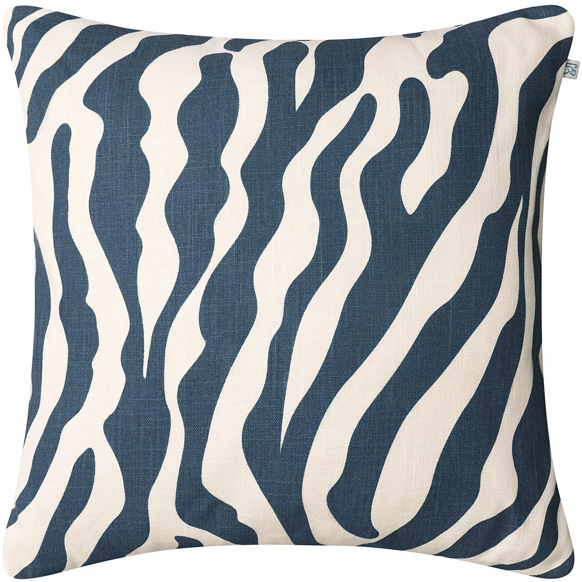 Zebra Kissen 50x50 Cm Im Freien Nutzbar, Blau / Off-white 3 Zebra Kissen 50x50 Cm Im Freien Nutzbar, Blau / Off-white
