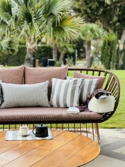 Narrow Stripe Kissen 25x45 Cm, Grau -Hay || Brafab || FIAM Verkaufsgeschäft diyti narrow stripe cushion 25x45 cm 0