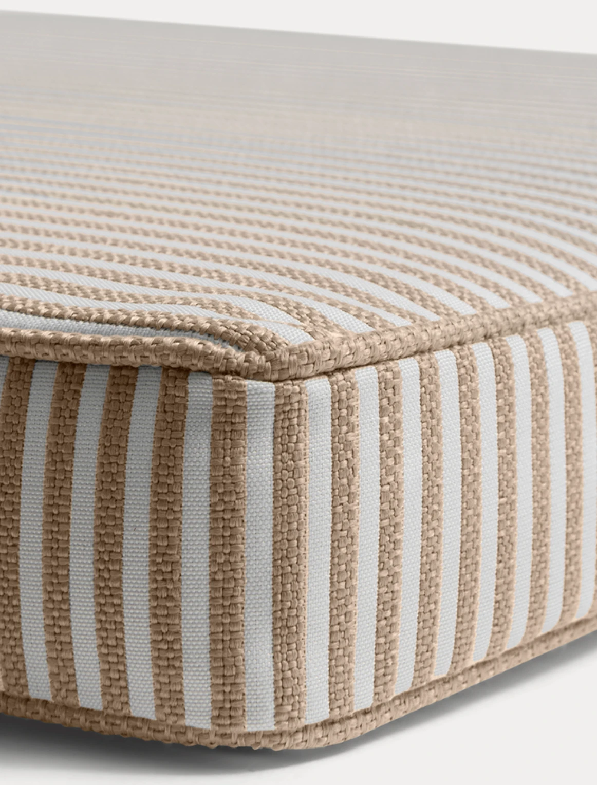 Narrow Stripe Kissen 45x45 Cm, Beige 5 Narrow Stripe Kissen 45x45 Cm, Beige – Bild 3