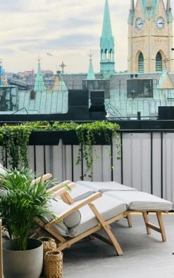 Narrow Stripe Sonnenbankkissen 60x186 Cm, Grau -Hay || Brafab || FIAM Verkaufsgeschäft diyti narrow stripe sunbed cushion 60x186 cm 2