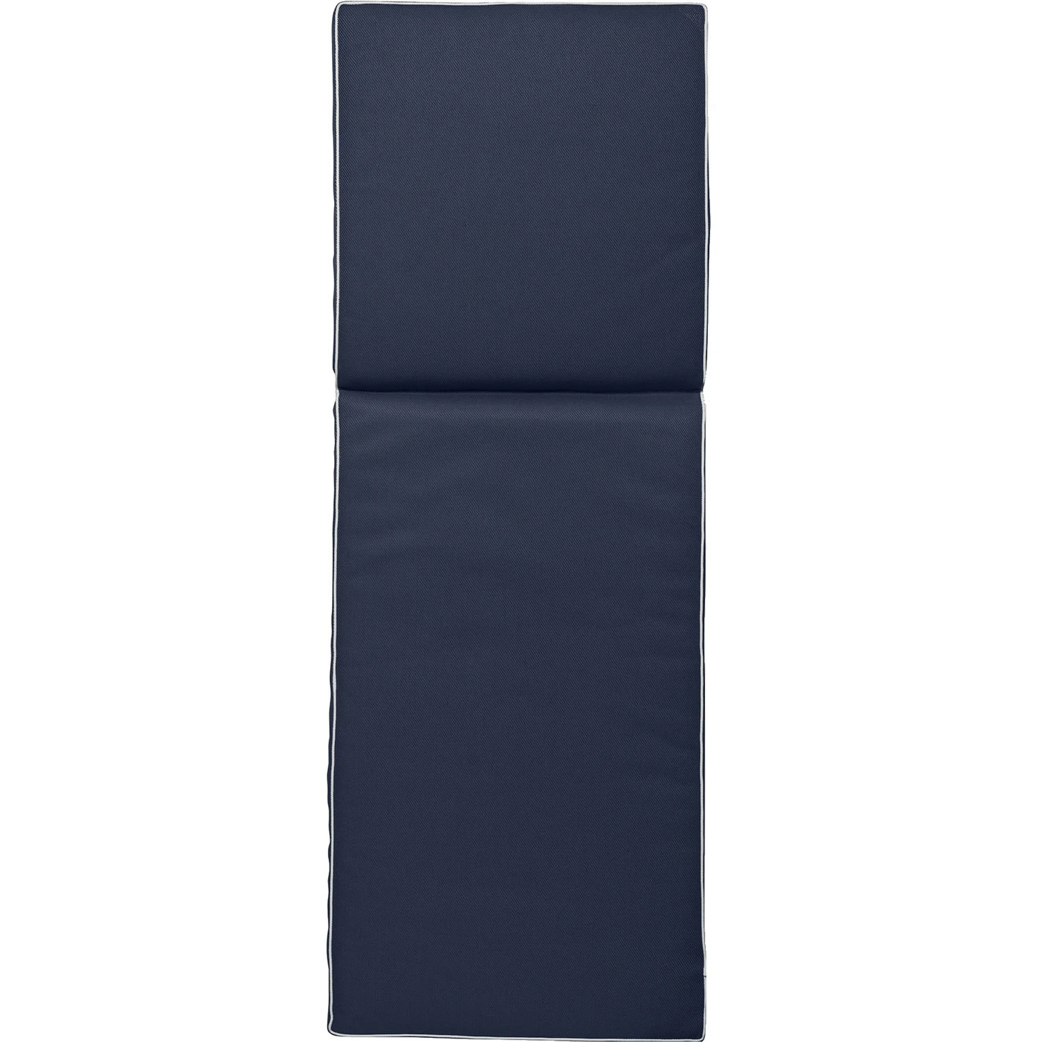 Plain Sonnenbankkissen 60x186 Cm, Marineblau 3 Plain Sonnenbankkissen 60x186 Cm, Marineblau