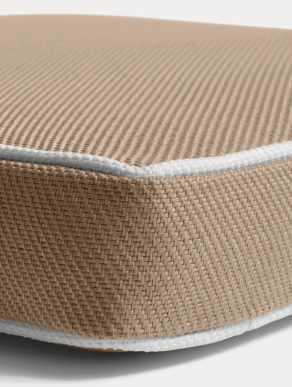 Plain Sonnenbankkissen 50x186 Cm, Beige 4 Plain Sonnenbankkissen 50x186 Cm, Beige – Bild 2