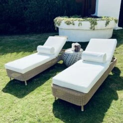 Plain Sonnenbankkissen 60x186 Cm, Weiß -Hay || Brafab || FIAM Verkaufsgeschäft diyti plain sunbed cushion 60x186 cm 7