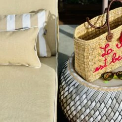 Plain Sonnenbankkissen 60x186 Cm, Beige -Hay || Brafab || FIAM Verkaufsgeschäft diyti plain sunbed cushion 60x186 cm 9