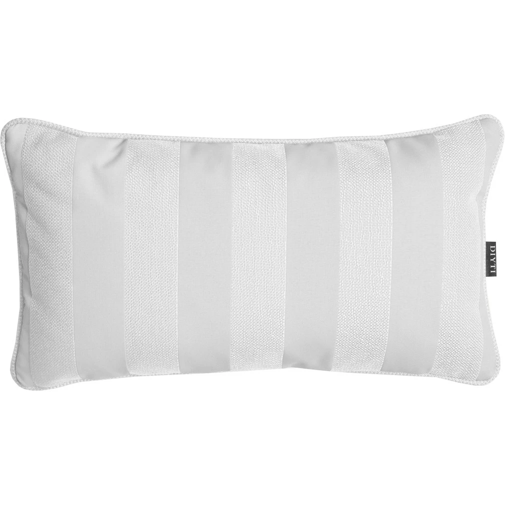 Wide Stripe Kissen 25x45 Cm, Weiß 3 Wide Stripe Kissen 25x45 Cm, Weiß