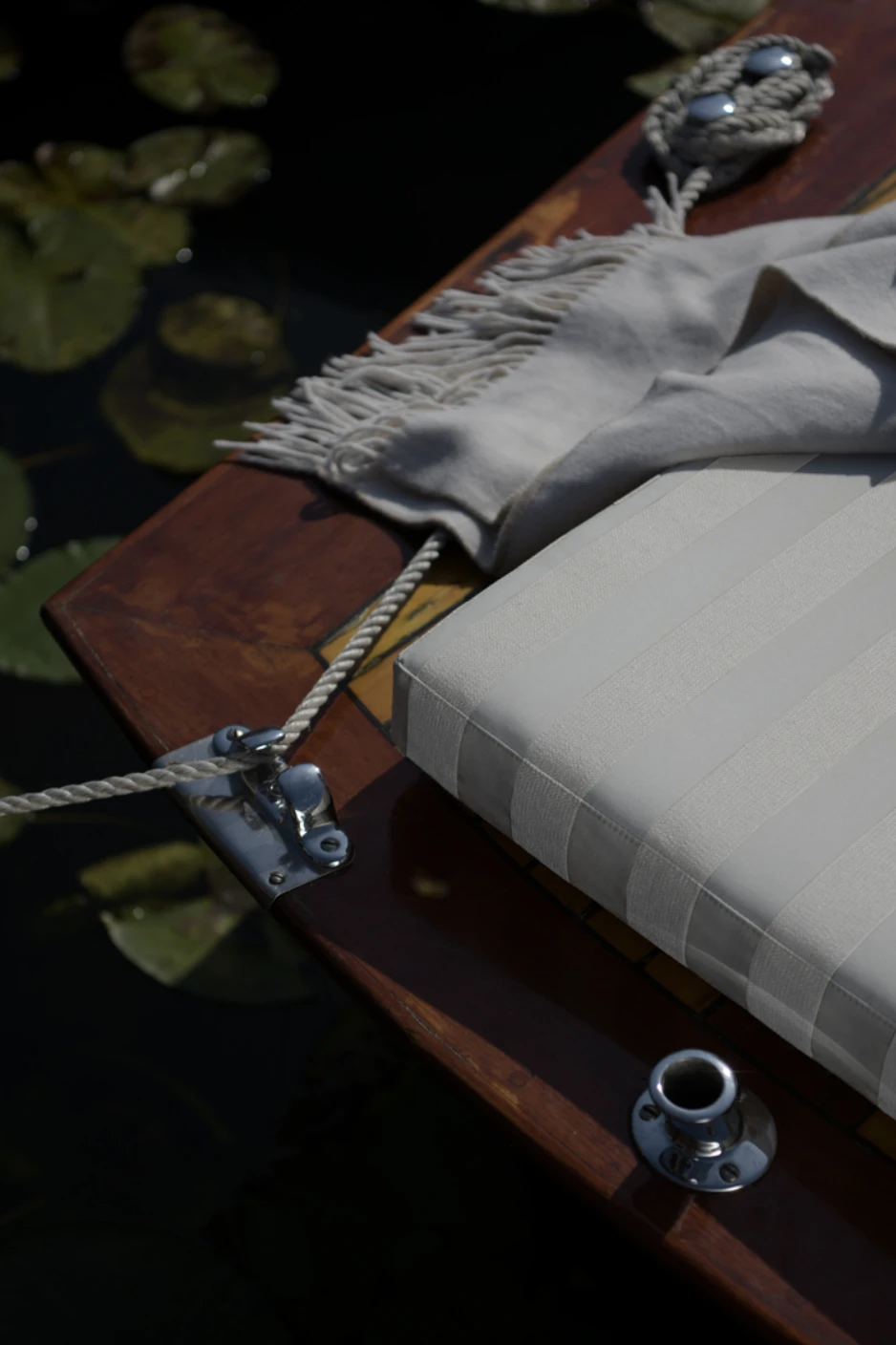 Wide Stripe Bootskissen 40x45 Cm, Weiß 5 Wide Stripe Bootskissen 40x45 Cm, Weiß – Bild 3