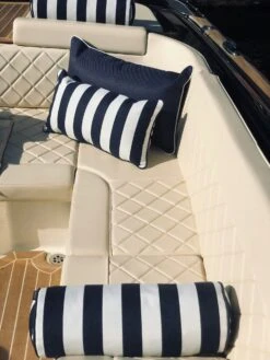 Wide Stripe Kissen 17x45 Cm, Marineblau -Hay || Brafab || FIAM Verkaufsgeschäft diyti wide stripe cushion 17x45 cm 5