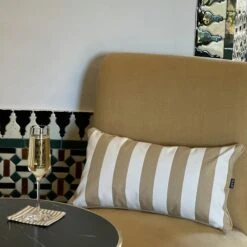 Wide Stripe Kissen 25x45 Cm, Beige -Hay || Brafab || FIAM Verkaufsgeschäft diyti wide stripe cushion 25x45 cm 8