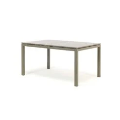 Flat Esstisch Ausziehbar 160-250x100 Cm, Warm Grey