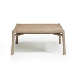 Kilt Square Kaffeetisch 65x65 Cm, Pickled Teak