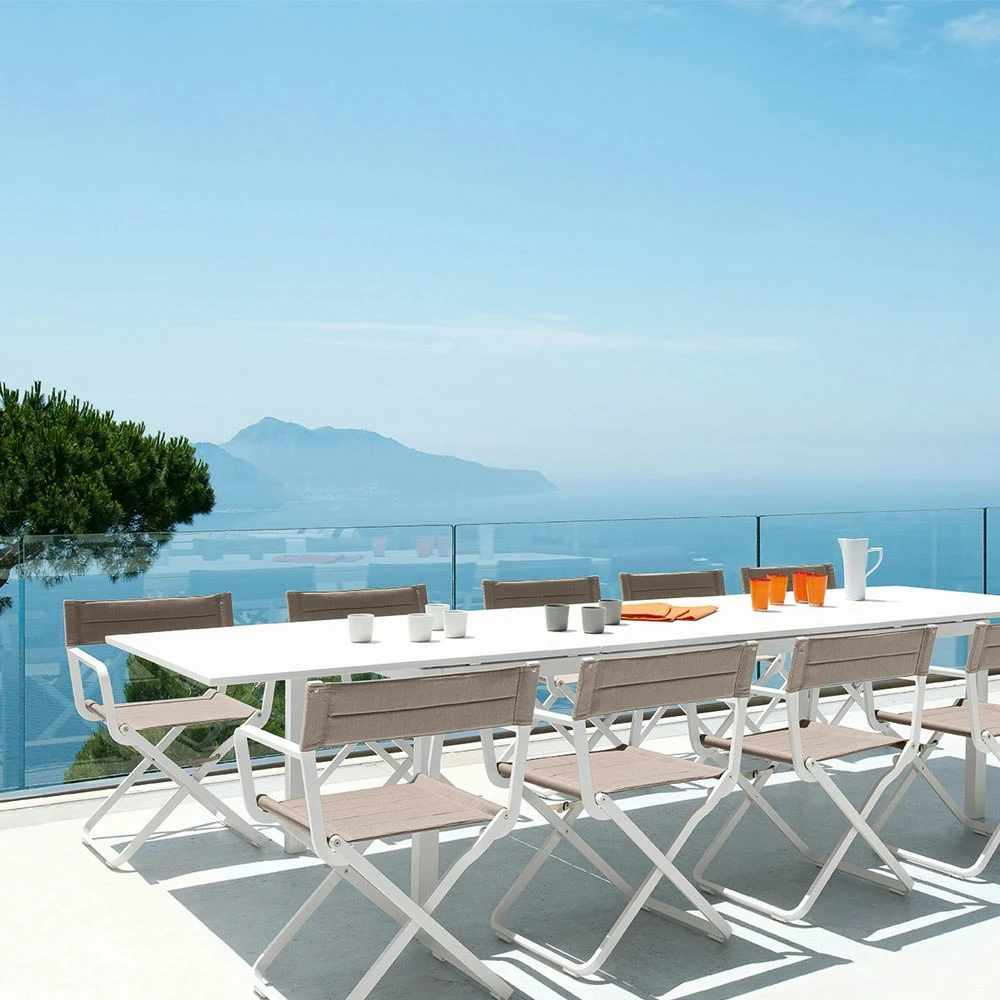 Studio Director's Chair Klappsitz, Warm White / Nature Grey 4 Studio Director's Chair Klappsitz, Warm White / Nature Grey – Bild 2