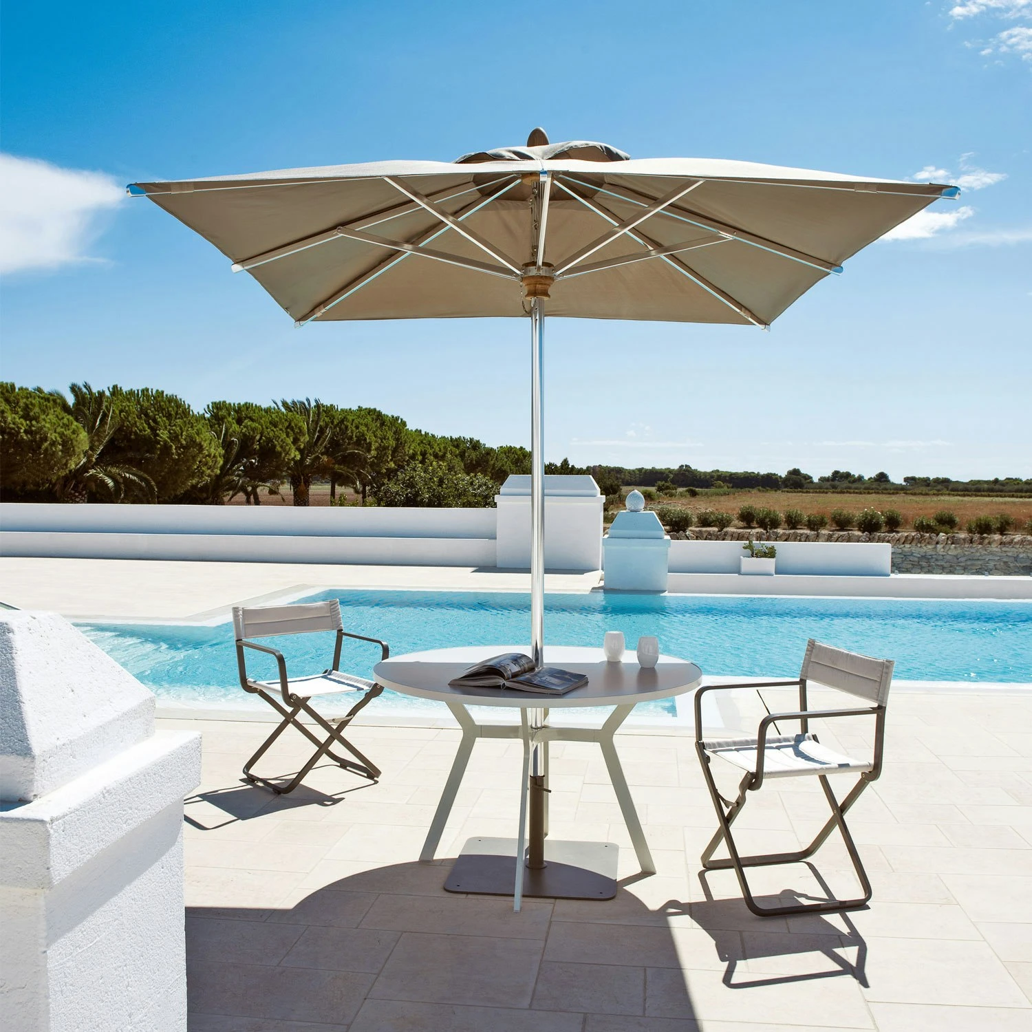 Studio Director's Chair Klappsitz, Warm White / Nature Grey 6 Studio Director's Chair Klappsitz, Warm White / Nature Grey – Bild 4