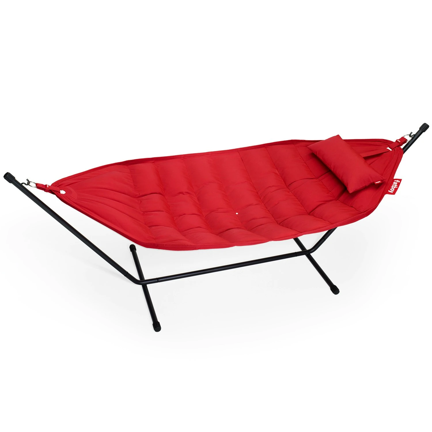 Fatboy Headdemock Superb Hängematte + Kissen, Rot/Schwarz 5 Fatboy Headdemock Superb Hängematte + Kissen, Rot/Schwarz – Bild 3