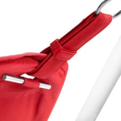 Fatboy Headdemock Superb Hängematte + Kissen, Rot/Hellgrau -Hay || Brafab || FIAM Verkaufsgeschäft fatboy fatboy headdemock superb red pillow rack grey 3