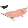 Fatboy Headdemock Deluxe Hammock + Pillow, Pink Shrimp/Light Grey