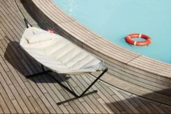 Fatboy Headdemock Superb Deluxe Hammock, Sahara/Light Grey -Hay || Brafab || FIAM Verkaufsgeschäft fatboy headdemock superb deluxe hangematte 2