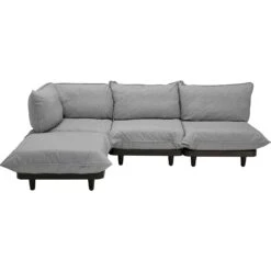 Fatboy Paletti Modulsofa 3-Sitzer Mit Sonnenliege, Rock Grey