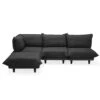 Fatboy Paletti Modulsofa 3-Sitzer Mit Sonnenliege, Thunder Grey