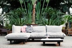 Fatboy Paletti Modulsofa 3-Sitzer Mit Sonnenliege, Mist -Hay || Brafab || FIAM Verkaufsgeschäft fatboy paletti loungeset 4