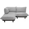 Fatboy Paletti Modulsofa 2-Sitzer Mit Sonnenliege, Rock Grey -Hay || Brafab || FIAM Verkaufsgeschäft fatboy paletti loungeset small 1