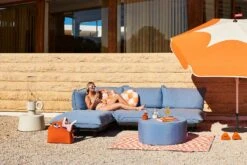 Fatboy Paletti Modulsofa 2-Sitzer Mit Sonnenliege, Storm Blue -Hay || Brafab || FIAM Verkaufsgeschäft fatboy paletti loungeset small 8