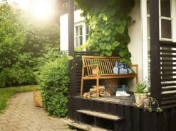 M12 Sammen Bank Mit Rückenlehne Im Freien Nutzbar 2-Sitzer, Teakholz -Hay || Brafab || FIAM Verkaufsgeschäft fdb mbler bank mit ruckenlehne im freien nutzbar 3