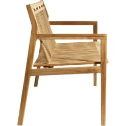 M11 Bank Mit Rückenlehne Im Freien Nutzbar 3-Sitzer, Teakholz -Hay || Brafab || FIAM Verkaufsgeschäft fdb mbler m11 sammen bench 3 seater with back outdoor teak 2