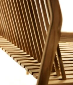 M11 Bank Mit Rückenlehne Im Freien Nutzbar 3-Sitzer, Teakholz -Hay || Brafab || FIAM Verkaufsgeschäft fdb mbler m11 sammen bench 3 seater with back outdoor teak 5