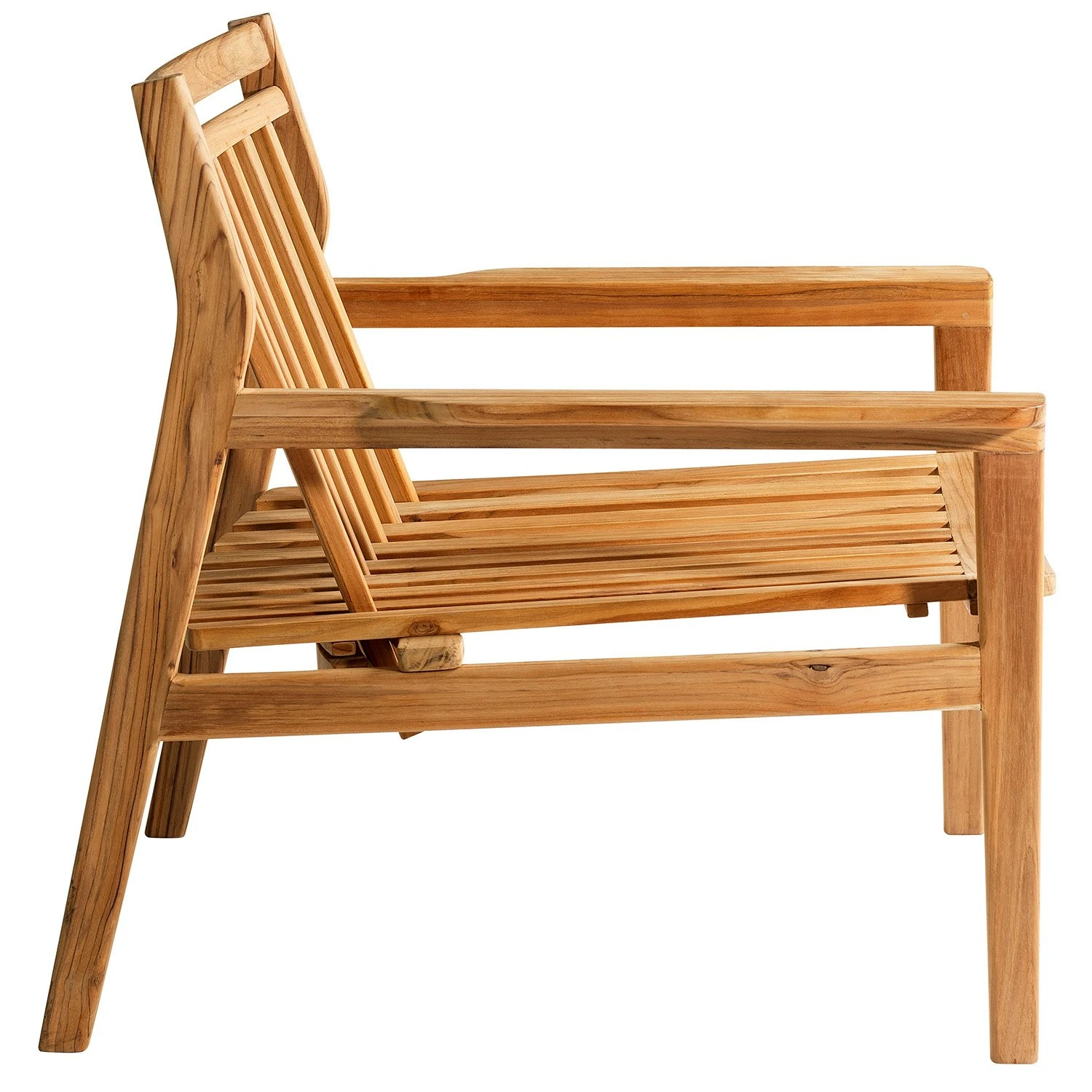 M6 Sammen Lounge Stuhl Im Freien Nutzbar, Teakholz 7 M6 Sammen Lounge Stuhl Im Freien Nutzbar, Teakholz – Bild 5