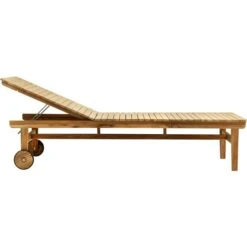 M8 Sonnenliege Im Freien Nutzbar, Teakholz -Hay || Brafab || FIAM Verkaufsgeschäft fdb mbler m8 sammen sunbed outdoor teak 1