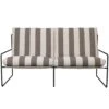 Ferm LIVING Desert Stripe Sofa Schwarz/Chocolate, 2-Sitzer 2 Ferm LIVING Desert Stripe Sofa Schwarz/Chocolate, 2-Sitzer -Hay || Brafab || FIAM Verkaufsgeschäft ferm living desert 2 seater stripe black chocolate 0