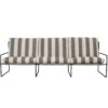 Ferm LIVING Desert Stripe Sofa Schwarz/Chocolate, 3-Sitzer -Hay || Brafab || FIAM Verkaufsgeschäft ferm living desert 3 seater stripe black chocolate 0