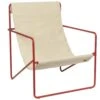 Ferm LIVING Desert Lounge Stuhl, Poppy Red / Cloud -Hay || Brafab || FIAM Verkaufsgeschäft ferm living desert liegestuhl 10