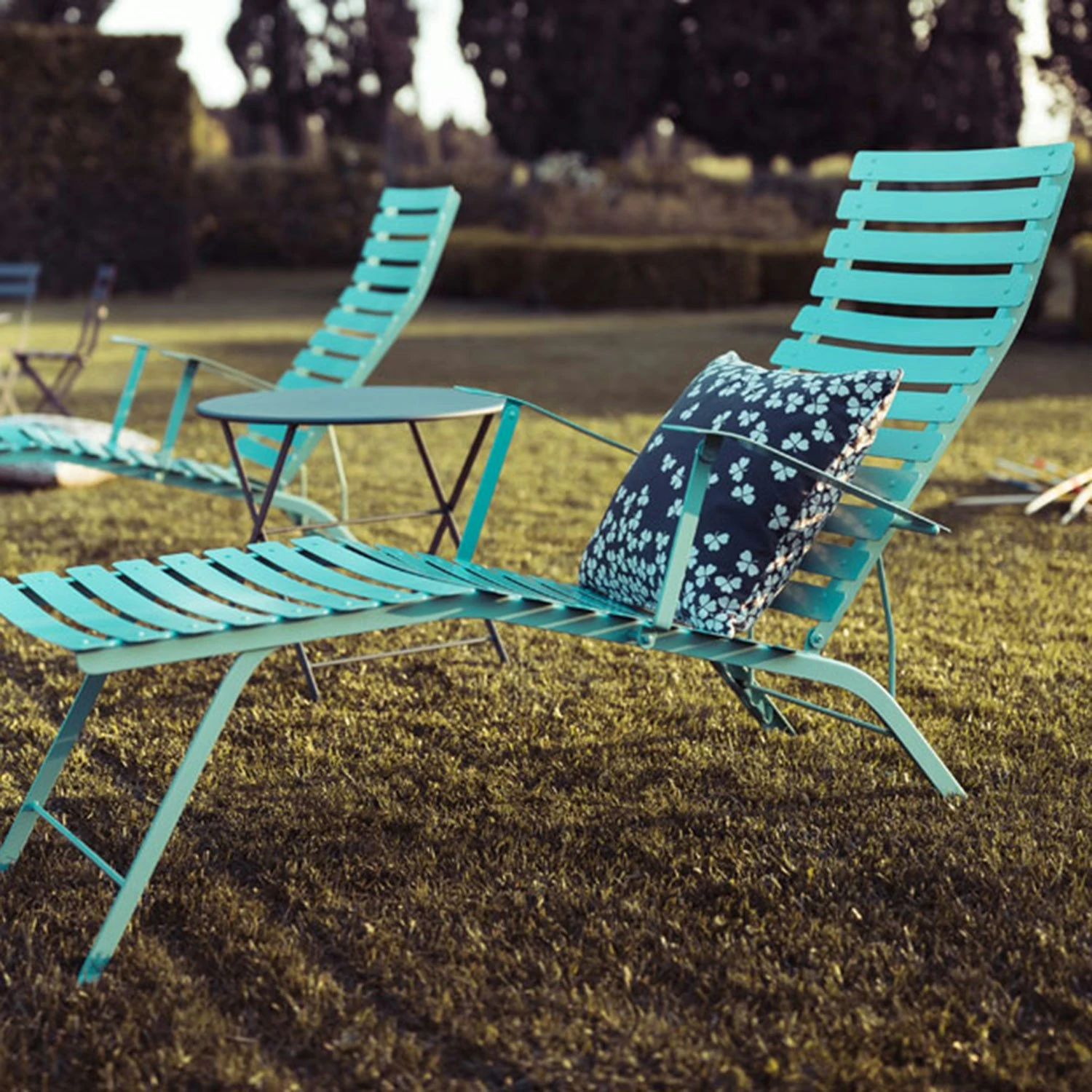 Bistro Chaise Longue, Deep Blue 6 Bistro Chaise Longue, Deep Blue – Bild 4